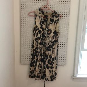 Leopard print dress
